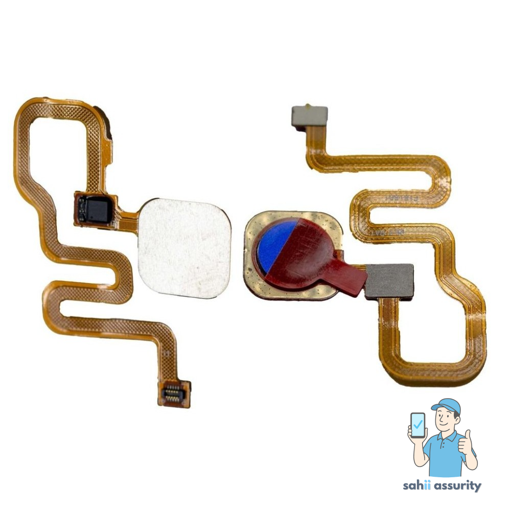 Fingerprint Sensor with Flex Cable for Xiaomi Redmi Note 6 Pro Blue